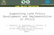 Supporting Land Policy Development and Implementation in Africa