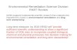 Environmental Remediation Science Division PART Review