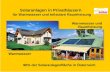 Solaranlagen in Privathäusern   für Warmwasser und teilsolare Raumheizung