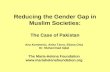 Reducing the Gender Gap in Muslim Societies: The Case of Pakistan