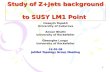 Study of Z+Jets background  to SUSY LM1 Point
