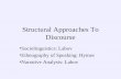 Structural Approaches To Discourse