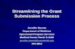 Streamlining the Grant Submission Process