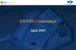 SAVIN Conference