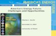 America’s Energy Future: Challenges and Opportunities