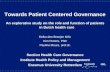 Towards Patient Centered Governance