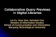 Collaborative Query Previews in Digital Libraries