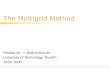 The Multigrid Method
