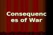 Consequences of War