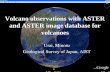 Volcano observations with ASTER and ASTER image database for volcanoes