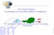 The Hope Project –  A paradigm of successful Balkan Integration Katerina Papakonstantinou