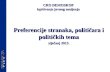 Preferencije stranaka, političara i političkih tema siječanj  20 13.