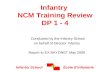 Infantry  NCM Training Review DP 1 - 4
