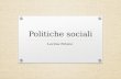 Politiche sociali