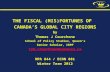 THE FISCAL (MIS)FORTUNES OF   CANADA ’ S GLOBAL CITY REGIONS by Thomas J Courchene
