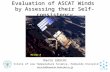 Evaluation of ASCAT Winds  by Assessing their Self-consistency