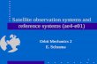 Satellite observation systems and reference systems (ae4-e01)