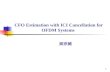 CFO Estimation with ICI Cancellation for OFDM Systems
