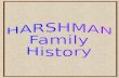 HARSHMAN Family History
