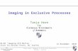 Imaging in Exclusive Processes