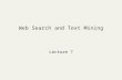 Web Search and Text Mining