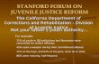 STANFORD FORUM ON JUVENILE JUSTICE REFORM