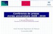 Conférence de presse  Année universitaire 2009 - 2010
