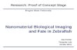 Nanomaterial Biological Imaging and Fate in Zebrafish