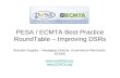 PESA / ECMTA Best Practice RoundTable – Improving DSRs