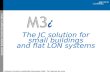The JC solution for  small buildings  and flat LON systems