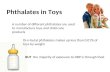 Phthalates in Toys