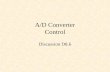 A/D Converter Control