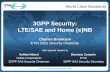 3GPP Security: LTE/SAE and Home (e)NB