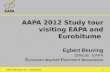 AAPA 2012 Study tour visiting EAPA and Eurobitume