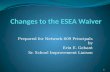 Changes to the ESEA Waiver