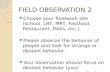 FIELD OBSERVATION 2