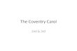 The Coventry Carol