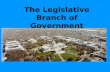 The Legislative Branch of Government
