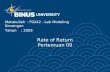 Rate of Return Pertemuan 09
