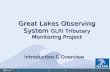Great Lakes Observing System  GLRI Tributary Monitoring Project