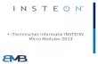 (Technische) Informatie INSTEON      Micro Modules 2013