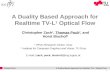 A Duality Based Approach for Realtime TV-L 1  Optical Flow