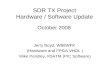 SDR TX Project Hardware / Software Update