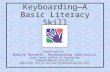 Keyboarding—A Basic Literacy Skill
