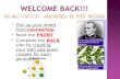 WELCOME BACK!!! In Activity:  Mendel & His Work