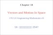 Vectors and Motion In Space
