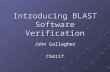 Introducing BLAST Software Verification