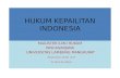 HUKUM KEPAILITAN INDONESIA
