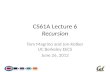 CS61A Lecture 6 Recursion