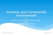 Campus and Community Involvement